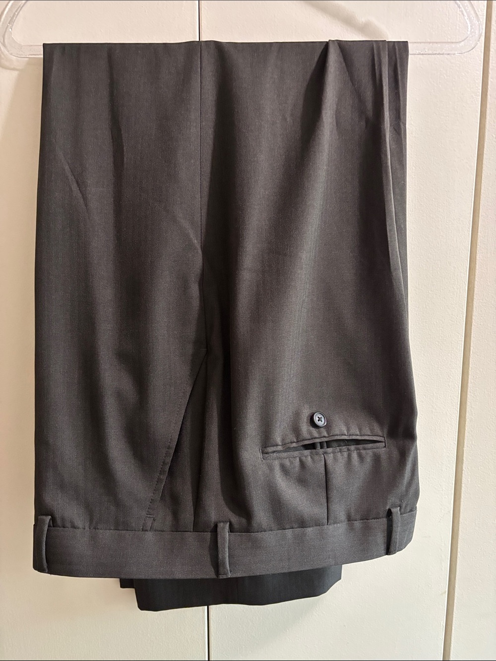 Classic Dark Gray Dress Trousers